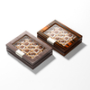 Custom Christmas 15solt Chocolate Box Limited Edition Luxury Custom Wooden Chocolate Packaging Box Chocolate Gift Box