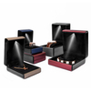 Creative LED Light Jewelry Necklace Bracelet Bracelet Packaging Box Proposal Ring Box Brushed Leather Jewelry Box