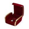 Custom Logo Sofa Shaped Velvet Ring Pendant Necklace Jewelry Box Jewelry Packaging Box Organizer