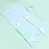 4 Colors In Stock Gift Clothing Packaging Box Foldable Magnetic Paper Box With Bow-knot