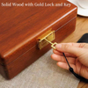 High Gloss Luxury Jewelry Watch Gift Box Solid Wooden Jewelry Box Ring Necklace Storage Packaging Box