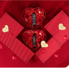 OEM Heart-Shaped Double Door Cosmetic Box Packaging Valentine'S Day Paper Boxes Cosmetic Perfume Packaging Gift Box