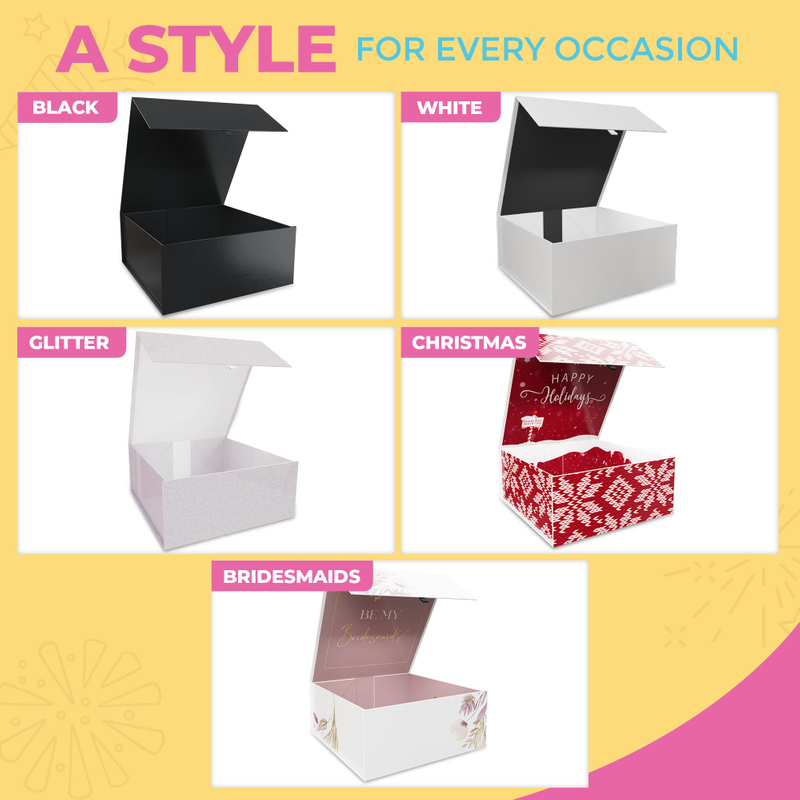 Custom Logo Recyclable Design Fold Paper Luxury Flower Gift Packaging Box with Gift Box Wedding Valentine's Day Gift Box