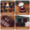 Wholesale Vintage Classic Engagement Proposal Ring Box Jewelry Boxes Package Heart Shape Jewelry Ring Box