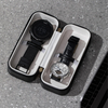 Small Single Leather Portable Watch Travel Case Watch Band Accessories Display Storage Holder Box for Wrist Watch