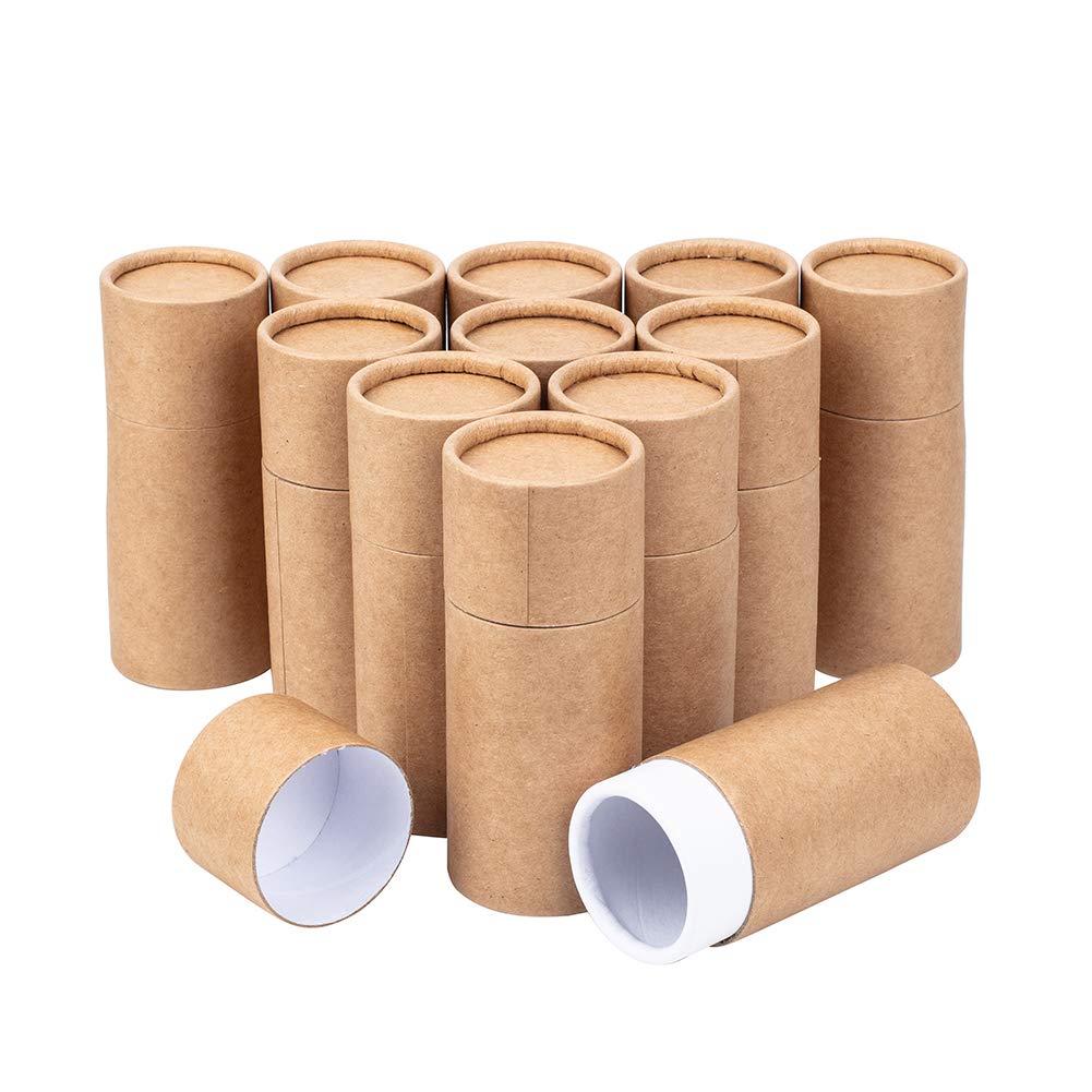 Kraft Paperboard Tubes Round Kraft Paper Pencil Containers Tea Box