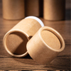 Kraft Paperboard Tubes Round Kraft Paper Pencil Containers Tea Box