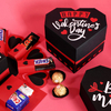 Custom Chocolate Package Box Surprise Valentine Birthday Explosion Box Gift Candy Paper Strawberry Heart Shape Chocolate Bar Box