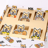 Wholesale Luxury Magnetic Closure Paper Pet Animation Badges Brooch Set Packaging Storage Box Coin Collection Box