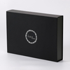 Custom Logo Black Luxury Folding Cardboard Magnetic Closure Gift Box For Shoe T-shirt Garment Clothing Packaging