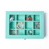 Wholesale Portable Ear Studs Necklace Small Bedroom Jewelry Storage Packaging Box with Glass Window