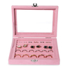 Minimalist Velvet Jewelry Boxes Dustproof Makeup Organizer with Handle And Lid Jewelry Storage Box Display Earring Jewelry Boxes