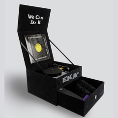 Men Brand Mystery Football Shirt Box with Record Player Luxury Baseball Cap Shoe Storage Box Sportswear Clothing Box Packaging 