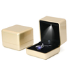 Custom Deluxe LED Light Jewelry Box LED Plastic Gift Box Ring Necklace Pendant Jewelry Box