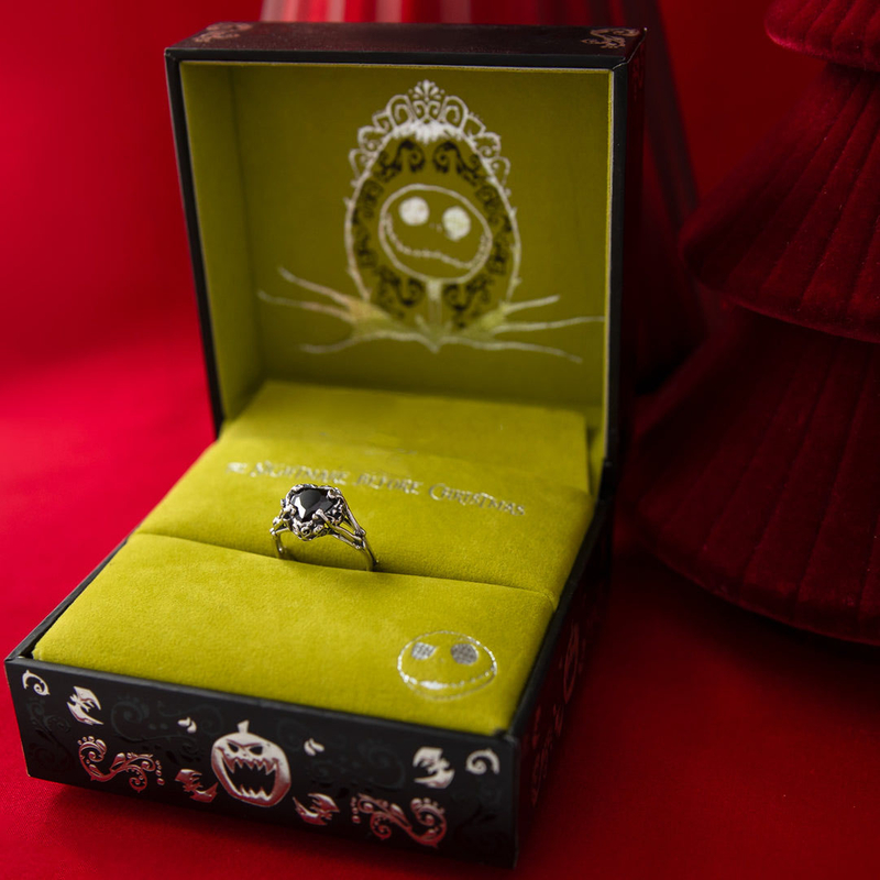 Halloween jewelry gift box custom logo necklace box packaging nightmare before christmas jewelry earring bracelet box