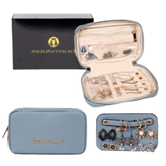 Latest OEM Portable Journey Zipper Custom Logo Wholesale Travel Jewelry Necklaces Earrings Bracelets Organizer Storage Bag