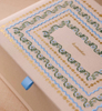 Flower Border Embroidered Storage Gift Box