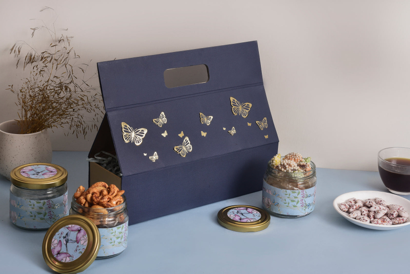 Butterfly Green Hamper Bag Set Snack Desserts Box China Manufacturers