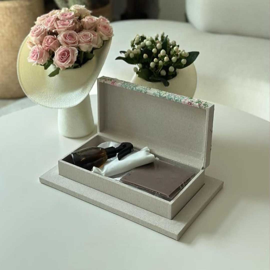 wooden chocolate box