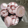 Surprise Christmas Kids Candy Chocolate Box Printing Logo Custom Paper Cardboard Round Wedding Ramadan Dessert Box Packaging