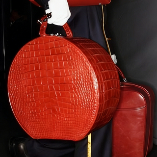 Round Hat Box Leather Hat Box Manufacturer