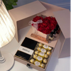 Chocolate Box Packaging Luxury Heart Valentine Flowers Gift Box Cardboard Christmas Snack Candy Chocolate Bonbon Box