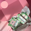 Green Eyelashes Box Packaging Custom Logo Paper Cardboard Lash Kit Tweezer Box with Tray Diy Color Print Personalized Lash Box