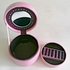 Embroidered Leather Travel Jewelry Gift Box Organizer with Mirror