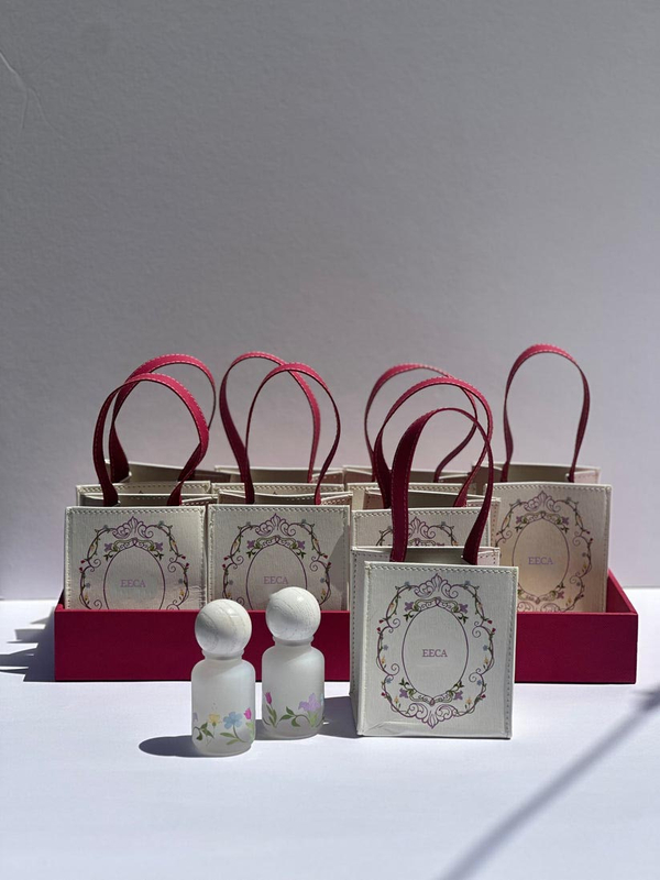 Portable Leather Bag Box Packaging for Perfume