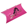 Wholesale Custom Design Coated Paper Colorful Hair Extension Wig Pillow Packaging Box with Handle