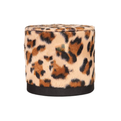 Leopard Pattern Bracelet Jar Box Storage Packaging Custom Velvet Brand Women Earrings Zipper Jewelry Collectible Gift Box