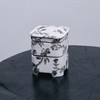 Small Square Marble Effect Jewelry Packaging Box Fabric Ring Case Box Jewelry Storage Box Set for Ring Earring Bracelet