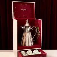 Palm Tree Embroidery Tea Cup Box Giveaway Packaging