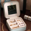 Travel Portable Leather Jewelry Case for Ring Pendant Wholesale