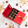 Customised Christmas Eve Gift Packaging Chocolate Box with Paper Divider Luxury Design Chocolate Bar Paper Gift Box