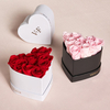 Factory Luxury Custom Logo Printing Design Heart Rose Flower Bouquet Packaging Box for Wedding Flower Arrangement