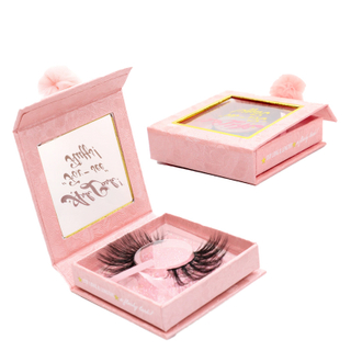 Customized Mink 3d Paper Eyelashes Gift Paper Packaging Empty Cosmetic Lash Vendor Box Custom Eyelash Box with Logo