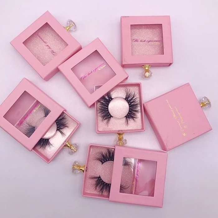 Customized Luxury Magnetic Private Label 3D Mink Lash Boxes Unique Printed Lash Eyelashes Box Packaging