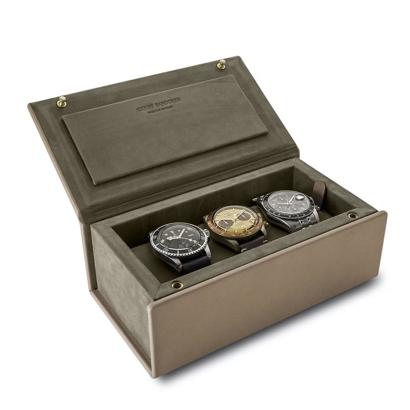 Luxury Flip Magnetic Leather Watches Gift Box Cases with Flannel Netto Mechanical Watch Box Custom Logo Gift Watch Boxes Cases