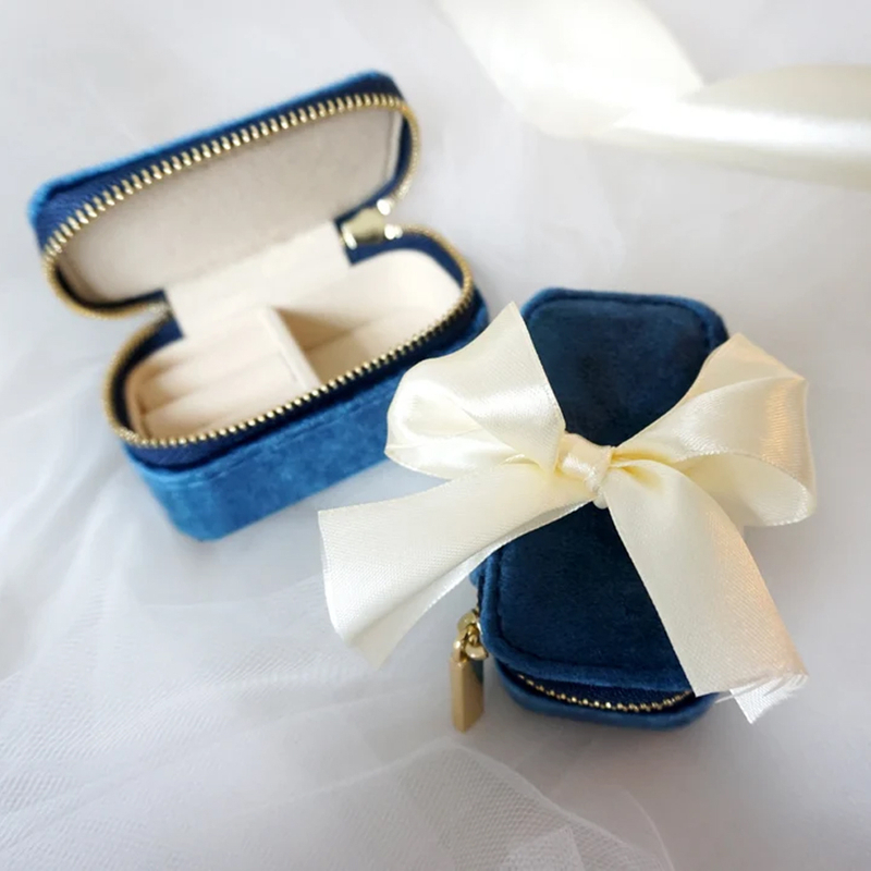 Elegant Custom Logo Sliding Out Ribbon Drawer Box Unique Cardboard Gift Paper Packaging Jewelry Box