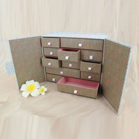 Custom Empty Christmas Advent Calendar Packaging Gift Boxes for Christmas Cosmetic Cosmetic Gift Packaging with 24 Drawers