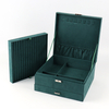 New Arrival Jewelry Set Gift Packaging Box Organizer Luxury Velvet Ring Earring Necklace Pendant Storage Box with Custom Logo