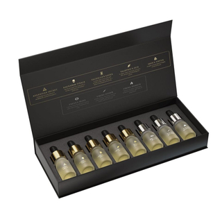 Luxury Magnetic Cosmetic Packaging Boxes for Gift Sets Perfume Essential Oil Essence Gift Box Packaging Design Custom Gift Box