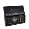 Custom Rectangular Creative Mother's Day I Love Mom Paper Flower Arrangement Packaging Box with Insert Wholesale