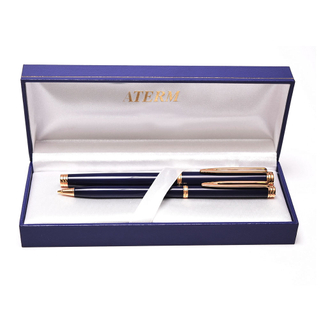 Custom Design Cardboard Birthday Gift Box for Men High Quality Graduation Stationery Parker Pen Packaging Box