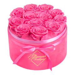 Wholesale Valentine's Day Gift Preserved Roses Long Lasting Round Eternal Flower Preserved Rose In Box