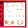 Wholesale Preserved Rose Flower Gifts Box Jewelry Ring Necklace 9 Immortal Forever Eternal Roses Box Valentine's Day Gift