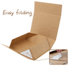 Large Gift Box For Present White Gift Box With Magnetic Lid Collapsible Gfit Box