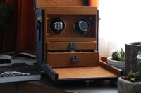 Luxury 3 Watch Winders Box Rotating Suede Leather 12 Slot Watch Storage Collection Bracelet Box Custom Watch Organizer Box 