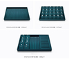 New Arrival Accept Custom Microfiber Mdf Jewelry Display Tray Necklace Rings Display Trays For Jewelry Showcase